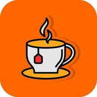 Tea cup Vector Icon Design