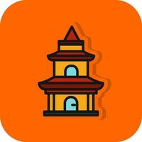 Temple Vector Icon Design