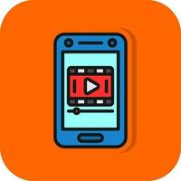 Video Vector Icon Design