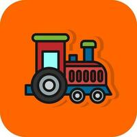 Toy train Vector Icon Design