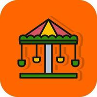 diseño de icono de vector de merry go round