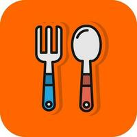 Baby cutlery Vector Icon Design