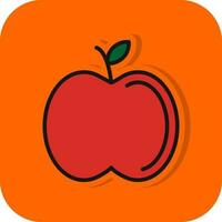 diseño de icono de vector de manzana