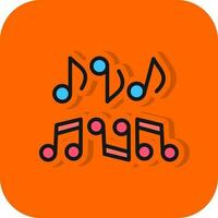 Musical note Vector Icon Design