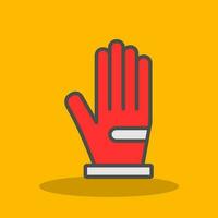 Glove Vector Icon Design