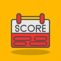 Scoring Vector Icon Design