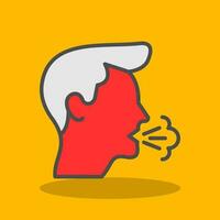 Cough Vector Icon Design