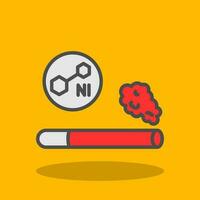 Nicotine Vector Icon Design