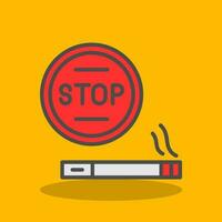 Stop Vector Icon Design