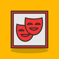 diseño de icono de vector de teatro