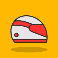 diseño de icono de vector de casco