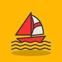 Sail Vector Icon Design