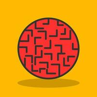 Labyrinth Vector Icon Design