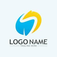 Business corporate S letter logo vector