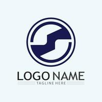 Business corporate S letter logo and S logo design vector