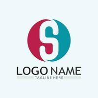 Business corporate S letter logo vector