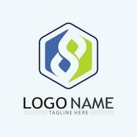 Business corporate S letter logo vector