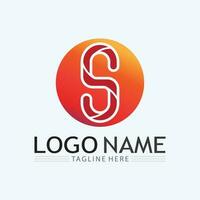 Business corporate S letter logo vector