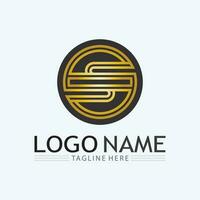 Business corporate S letter logo vector