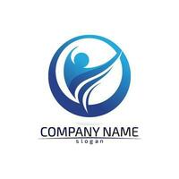 people logo and design vector logo design creative