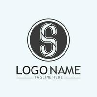 Business corporate S letter logo vector