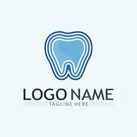 Dental Logo Design vector template.Creative Dentist Logo. Dental Clinic Vector Logo.