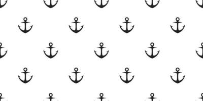 Anchor seamless pattern vector boat pirate helm maritime Nautical sea ocean scarf isolated repeat wallpaper tile background