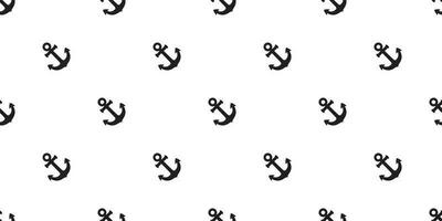Anchor seamless pattern vector boat pirate ship helm isolated scarf Nautical maritime sea ocean repeat wallpaper tile background