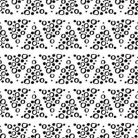 Abstract vector seamless pattern.  Ornament of simple geometric shapes. Illustration in doodle style