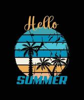 Summer T-Shirt Design, Vector EPS Files