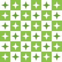 Light green 4 point star. 4 point star pattern. 4 point star pattern background. 4 point star background. Seamless pattern. for backdrop, decoration, Gift wrapping vector