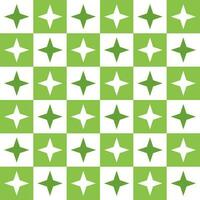 Light green 4 point star. 4 point star pattern. 4 point star pattern background. 4 point star background. Seamless pattern. for backdrop, decoration, Gift wrapping vector