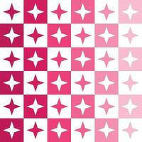 Pink 4 point star. 4 point star pattern. 4 point star pattern background. 4 point star background. Seamless pattern. for backdrop, decoration, Gift wrapping vector