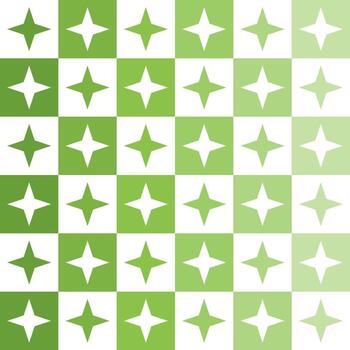 Light green 4 point star. 4 point star pattern. 4 point star pattern background. 4 point star background. Seamless pattern. for backdrop, decoration, Gift wrapping vector