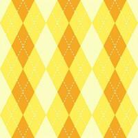 Yellow argyle pattern. Argyle vector pattern. Argyle pattern. Seamless geometric pattern for clothing, wrapping paper, backdrop, background, gift card, sweater.