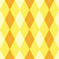 Yellow argyle pattern. Argyle vector pattern. Argyle pattern. Seamless geometric pattern for clothing, wrapping paper, backdrop, background, gift card, sweater.