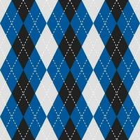 negro y azul color argyle modelo. argyle vector modelo. argyle modelo. sin costura geométrico modelo para ropa, envase papel, fondo, fondo, regalo tarjeta, suéter.