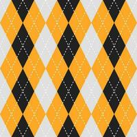 Black and yellow color argyle pattern. Argyle vector pattern. Argyle pattern. Seamless geometric pattern for clothing, wrapping paper, backdrop, background, gift card, sweater.