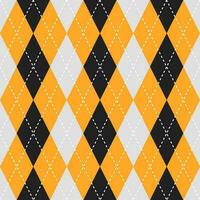 negro y amarillo color argyle modelo. argyle vector modelo. argyle modelo. sin costura geométrico modelo para ropa, envase papel, fondo, fondo, regalo tarjeta, suéter.