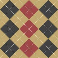 Autumn tone color argyle pattern. Argyle vector pattern. Argyle pattern. Seamless geometric pattern for clothing, wrapping paper, backdrop, background, gift card, sweater.