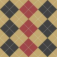 Autumn tone color argyle pattern. Argyle vector pattern. Argyle pattern. Seamless geometric pattern for clothing, wrapping paper, backdrop, background, gift card, sweater.