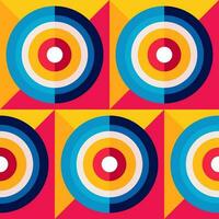 Abstract bauhaus pattern vector minimal 20s