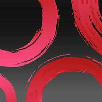 Cover design red circle texture on black background vector