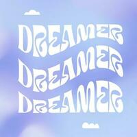 Y2k social media post templates dreamer vector
