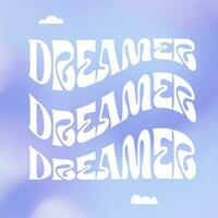 Y2k social media post templates dreamer vector