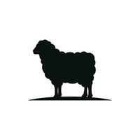 oveja icono aislado en blanco antecedentes vector