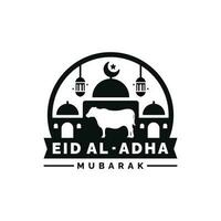 Eid Al Adha illustration. Idul Adha illustration design vector