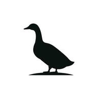 Duck icon isolated on white background vector