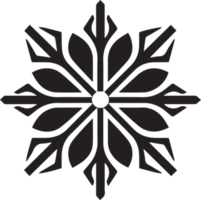 snowflake in flat style isolated on background png