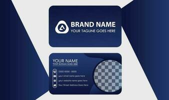 modern and clean professional business card template vector